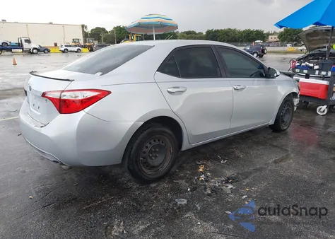 2015 Toyota Corolla L from USA, damaged, VIN 2T1BURHE4FC294390